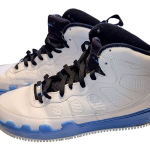 Nike White and Blue Athletic Shoes